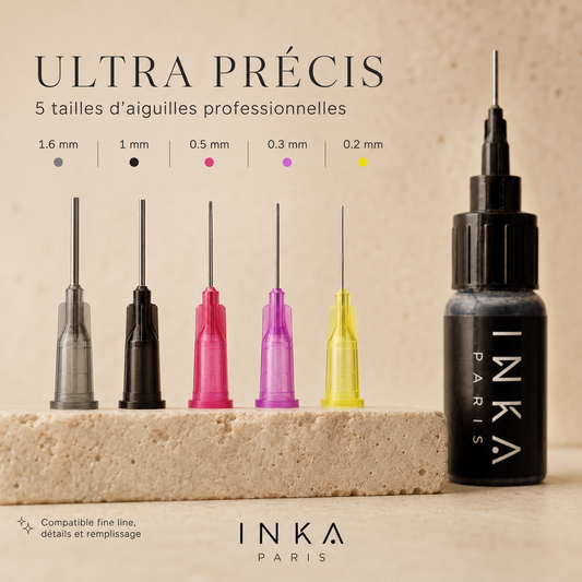 Lot de 5 aiguilles de précision Inka